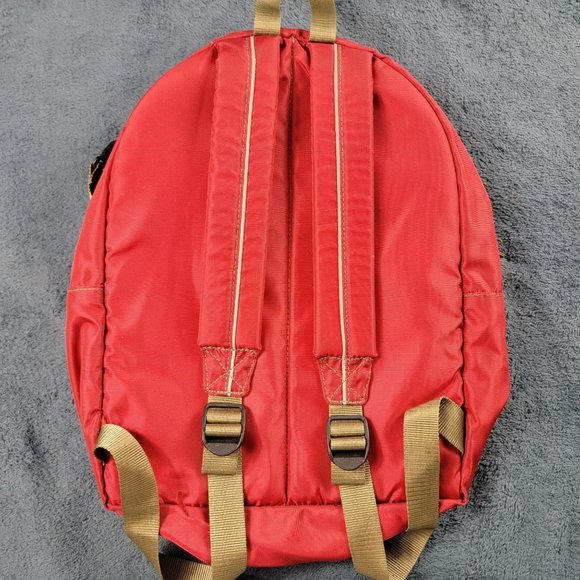 LL Bean Deluxe Book Pack 32L Nylon Backpack Red School Casual Outdoors - Picture 2 of 10